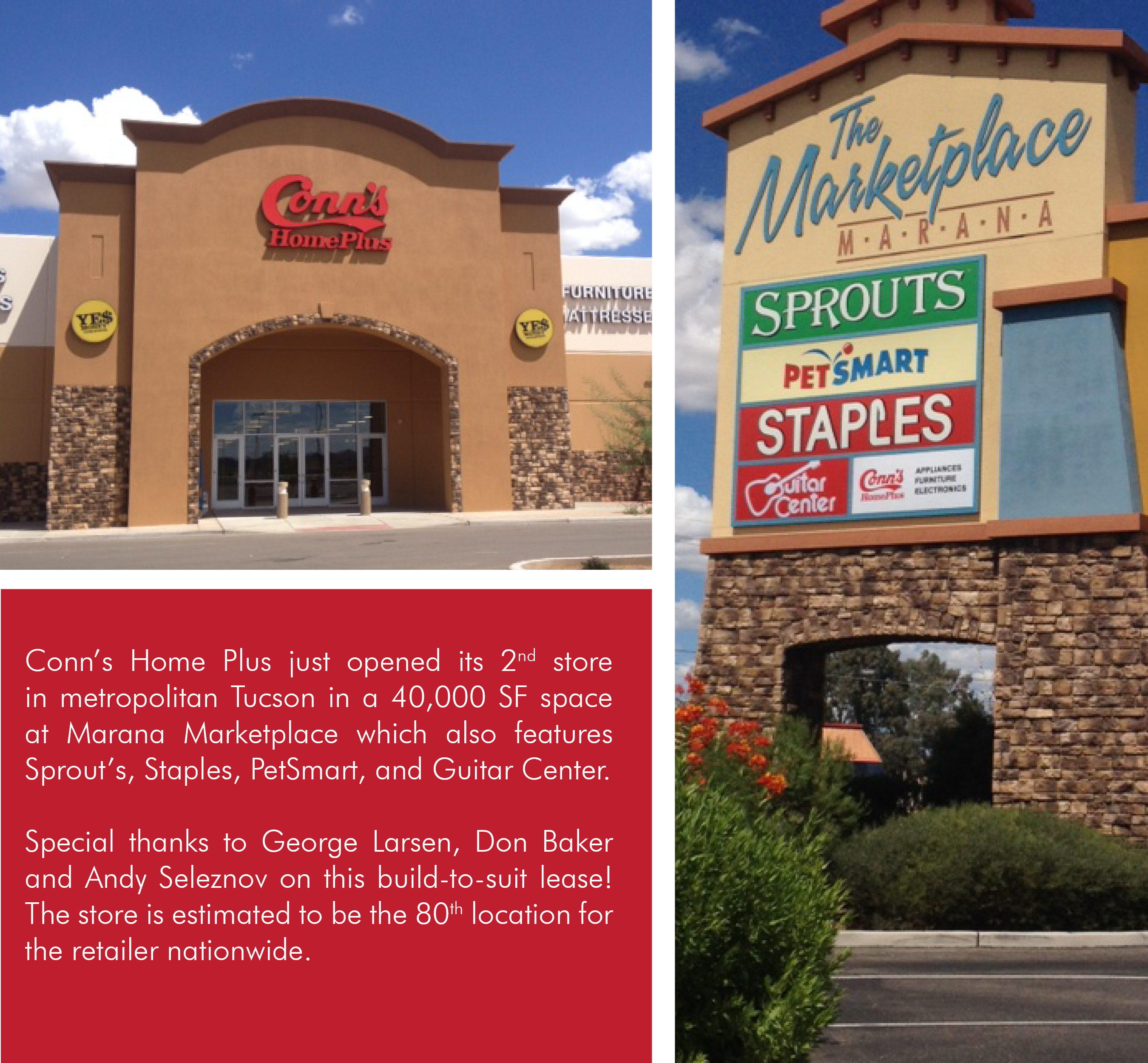 Conn's opens its 2nd Tucsonarea store at Marana Marketplace!