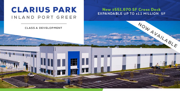 CLARIUS PARK | INLAND PORT GREER | CLASS A DEVELOPMENT